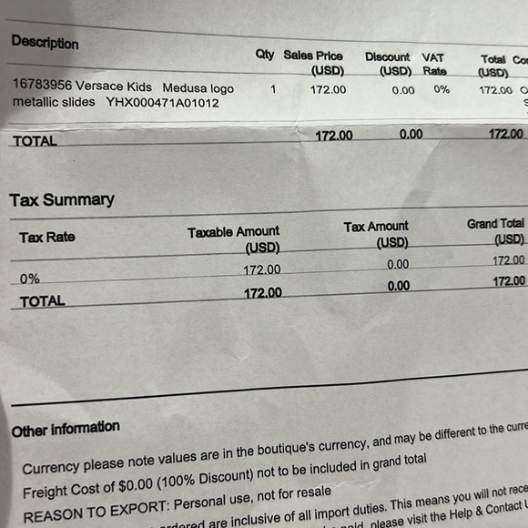 Versace kids Medusa slides **NIB** - Picture 6 of 7